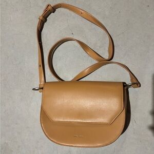 Pixie Mood Tan Leather Crossbody Bag